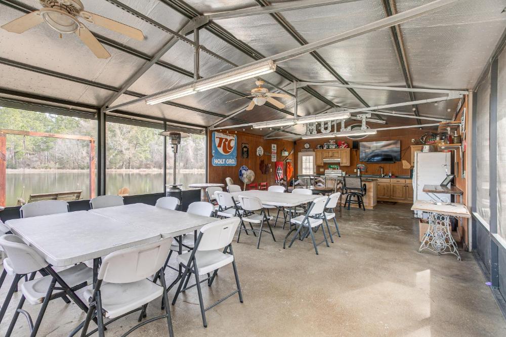 Georgia Lakefront Cabin with Fire Pit and Grills!